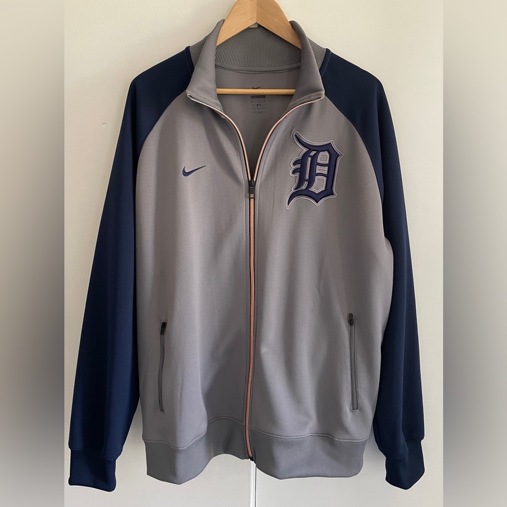 Nike Detroit Tigers MLB mens zip up jacket XL